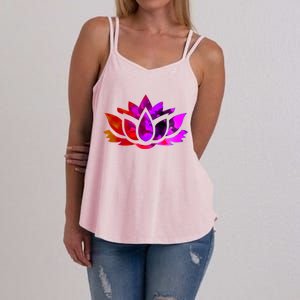 Yoga Lotus Flower Gift Women's Strappy Tank