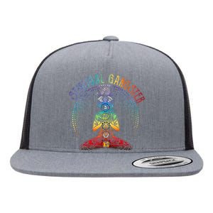 Yoga Love Funny Yoga Flat Bill Trucker Hat