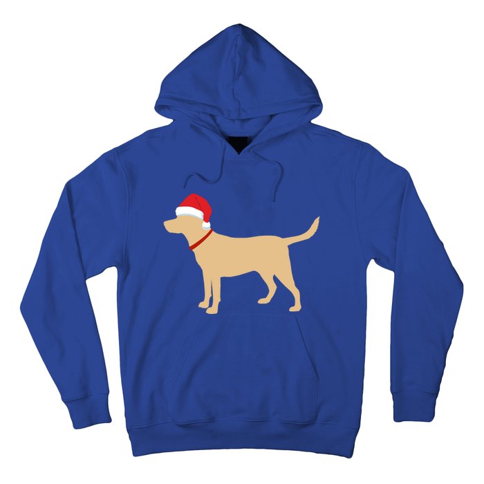 Yellow Lab Funny Gift Santa Labrador Christmas Gift Hoodie