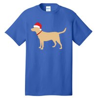 Yellow Lab Funny Gift Santa Labrador Christmas Gift Tall T-Shirt