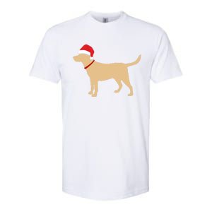 Yellow Lab Funny Gift Santa Labrador Christmas Gift Softstyle CVC T-Shirt