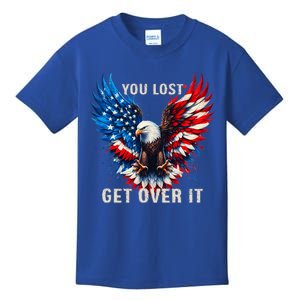 You Lost Get Over It Patriotic America Kids T-Shirt