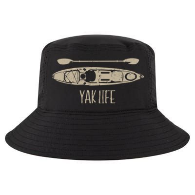 Yak Life Graphic Kayak Life Kayaking And Paddling Gift Cool Comfort Performance Bucket Hat