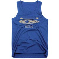 Yak Life Graphic Kayak Life Kayaking And Paddling Gift Tank Top