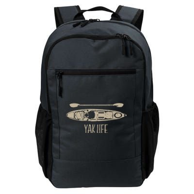 Yak Life Graphic Kayak Life Kayaking And Paddling Gift Daily Commute Backpack