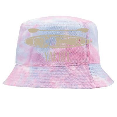 Yak Life Graphic Kayak Life Kayaking And Paddling Gift Tie-Dyed Bucket Hat