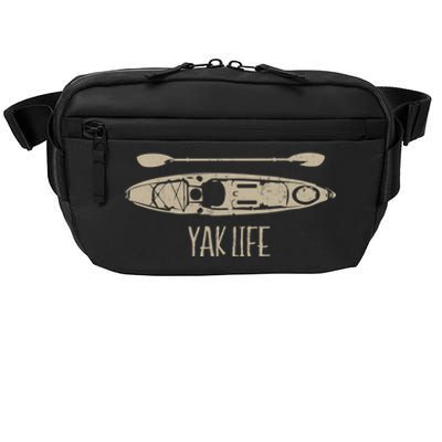 Yak Life Graphic Kayak Life Kayaking And Paddling Gift Crossbody Pack