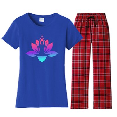 Yoga Lotus Gift Women's Flannel Pajama Set