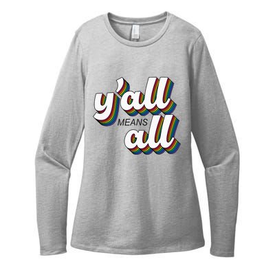 Yall Lgbtq G.A.Y Pride Month Means All Womens CVC Long Sleeve Shirt