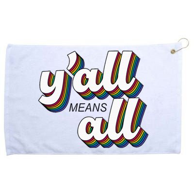 Yall Lgbtq G.A.Y Pride Month Means All Grommeted Golf Towel