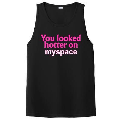 You Looked Hotter On Myspace Funny Flirting Quote PosiCharge Competitor Tank