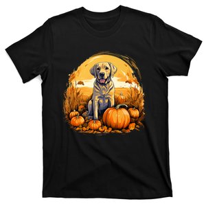 Yellow Lab Halloween Cute And Spooky Dog T-Shirt