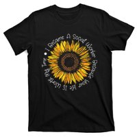 Your Life Is Worth My Time Social Worker Caseworker Lsw T-Shirt