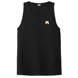 Yellow Lab In My Pocket Cute Dog Owner PosiCharge Competitor Tank