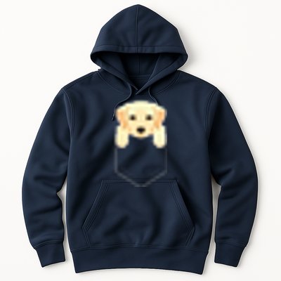 Yellow Lab In My Pocket Cute Dog Owner Hoodie