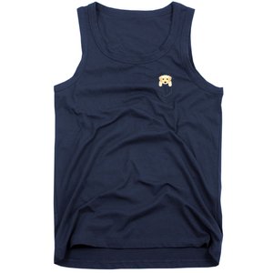 Yellow Lab In My Pocket Cute Dog Owner Tank Top