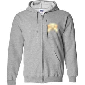 Yellow Lab In My Pocket Cute Dog Owner Full Zip Hoodie