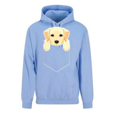 Yellow Lab In My Pocket Cute Dog Owner Unisex Surf Hoodie