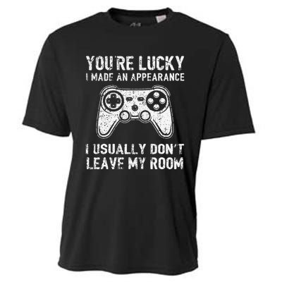 You're Lucky I Made an Appearance Video Game Controller Cooling Performance Crew T-Shirt