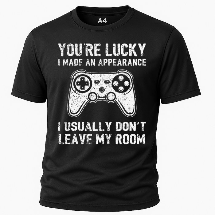 You're Lucky I Made an Appearance Video Game Controller Cooling Performance Crew T-Shirt