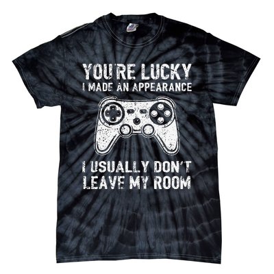 You're Lucky I Made an Appearance Video Game Controller Tie-Dye T-Shirt