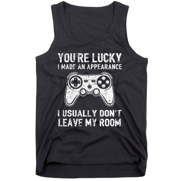 You're Lucky I Made an Appearance Video Game Controller Tank Top