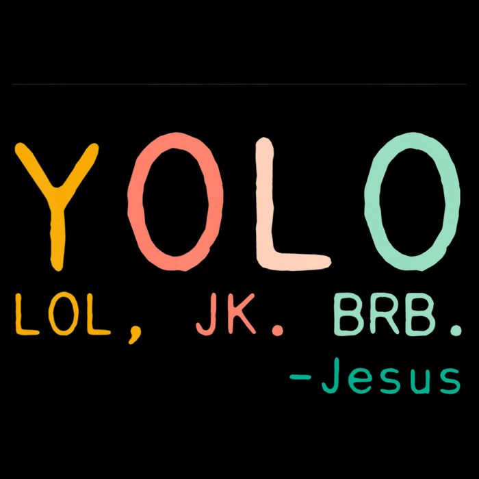 Yolo Lol, Jk, Brb Jesus, Religious Humorous Jesus Flatbill Hat