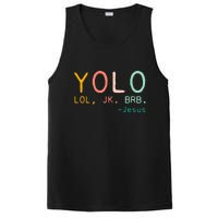 Yolo Lol, Jk, Brb Jesus, Religious Humorous Jesus PosiCharge Competitor Tank