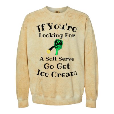 Yolo Lol Jk Brb Jesusfunny Pickleball Serve Colorblast Crewneck Sweatshirt