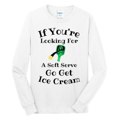 Yolo Lol Jk Brb Jesusfunny Pickleball Serve Tall Long Sleeve T-Shirt