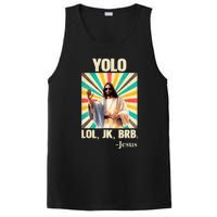 Yolo Lol Jk Brb Jesus Funny Easter Christians Resurrection PosiCharge Competitor Tank