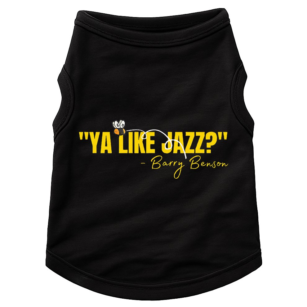 Ya Like Jazz Funny Jazz Lovers Gift Doggie Tank