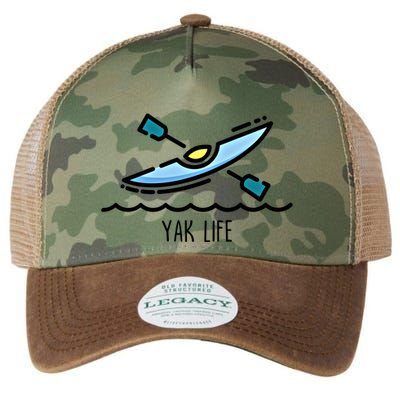 Yak Life Kayak Life Kayaking And Paddling Canoeing Sport Gift Legacy Tie Dye Trucker Hat