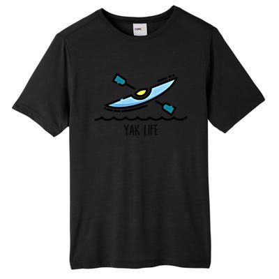 Yak Life Kayak Life Kayaking And Paddling Canoeing Sport Gift Tall Fusion ChromaSoft Performance T-Shirt