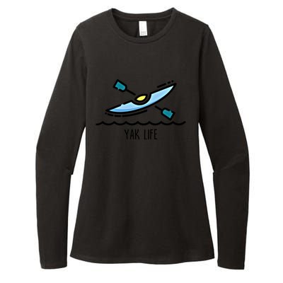 Yak Life Kayak Life Kayaking And Paddling Canoeing Sport Gift Womens CVC Long Sleeve Shirt