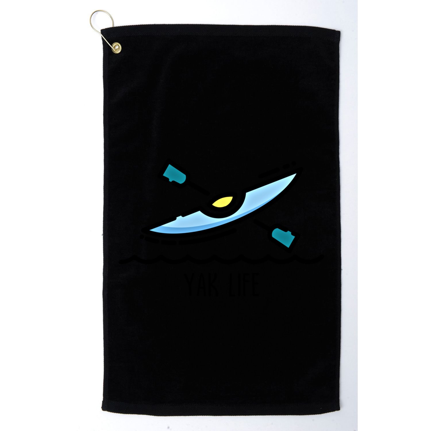 Yak Life Kayak Life Kayaking And Paddling Canoeing Sport Gift Golf Towel