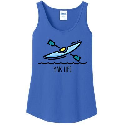 Yak Life Kayak Life Kayaking And Paddling Canoeing Sport Gift Ladies Essential Tank