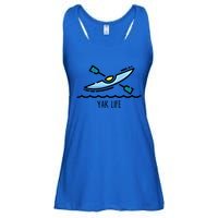 Yak Life Kayak Life Kayaking And Paddling Canoeing Sport Gift Ladies Essential Flowy Tank