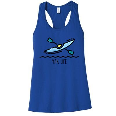 Yak Life Kayak Life Kayaking And Paddling Canoeing Sport Gift Women's Racerback Tank