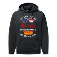 You Look Like The 4th Of July Patriotic Performance Fleece Hoodie