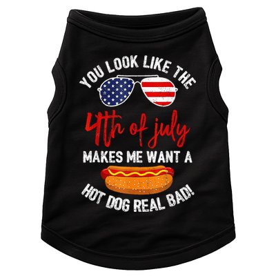 You Look Like The 4th Of July Patriotic Doggie Tank