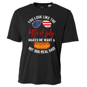 You Look Like The 4th Of July Patriotic Cooling Performance Crew T-Shirt