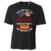 You Look Like The 4th Of July Patriotic Cooling Performance Crew T-Shirt