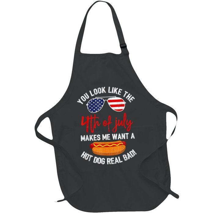 You Look Like The 4th Of July Patriotic Apron