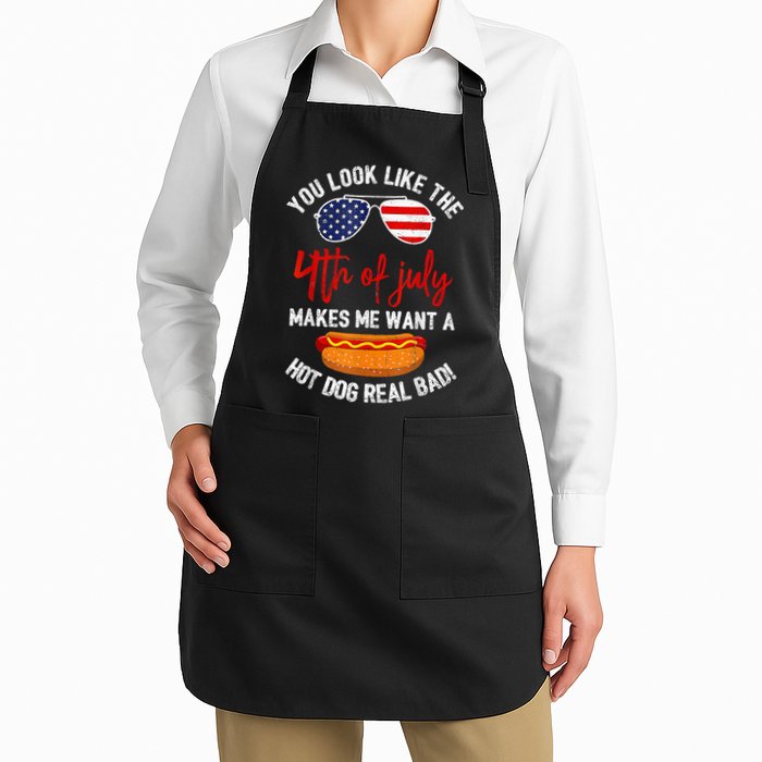 You Look Like The 4th Of July Patriotic Apron