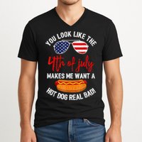 You Look Like The 4th Of July Patriotic V-Neck T-Shirt