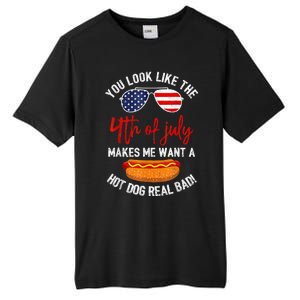 You Look Like The 4th Of July Patriotic Tall Fusion ChromaSoft Performance T-Shirt