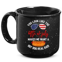 You Look Like The 4th Of July Patriotic 15oz Campfire Ceramic Mug