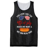 You Look Like The 4th Of July Patriotic Mesh Reversible Basketball Jersey Tank