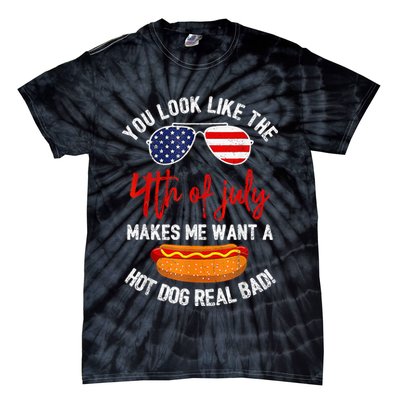 You Look Like The 4th Of July Patriotic Tie-Dye T-Shirt